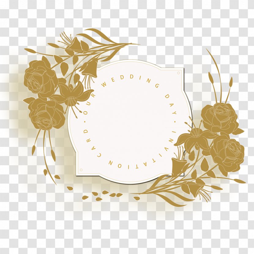Wedding Invitation Flower - Drawing - European-style Welcome Card Transparent PNG