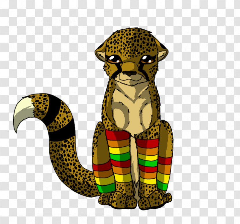 Cheetah Cartoon Illustration - Big Cats - Pictures Transparent PNG