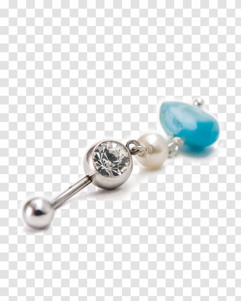 Earring Turquoise Body Jewellery Larimar Transparent PNG