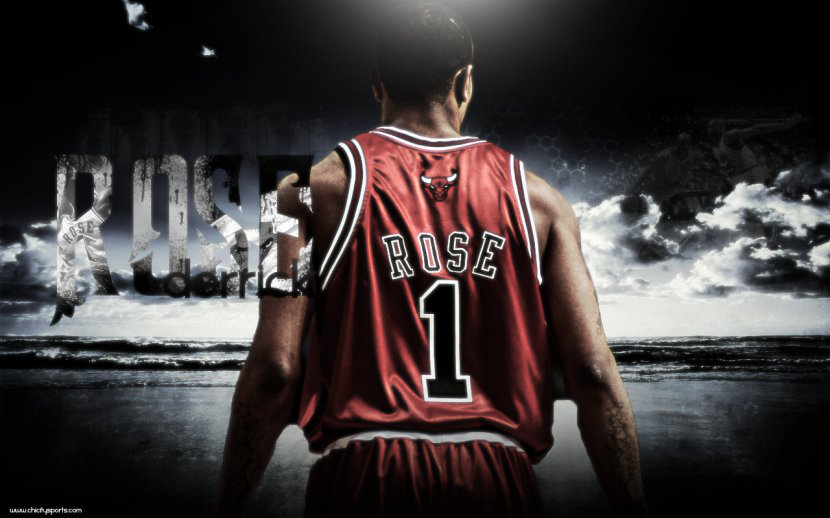 IPhone 4 5 Chicago Bulls 2012 NBA Playoffs Desktop Wallpaper - Darkness - Derrick Rose Cliparts Transparent PNG