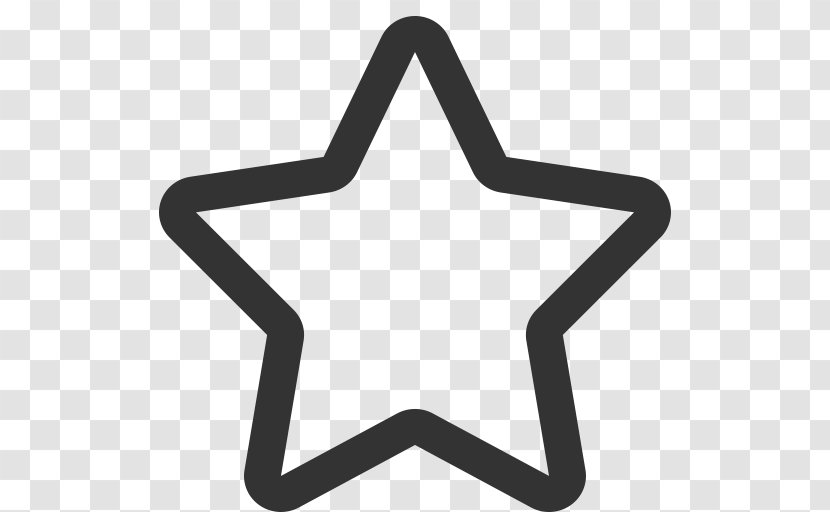 Bookmark - Triangle - White Star Transparent PNG