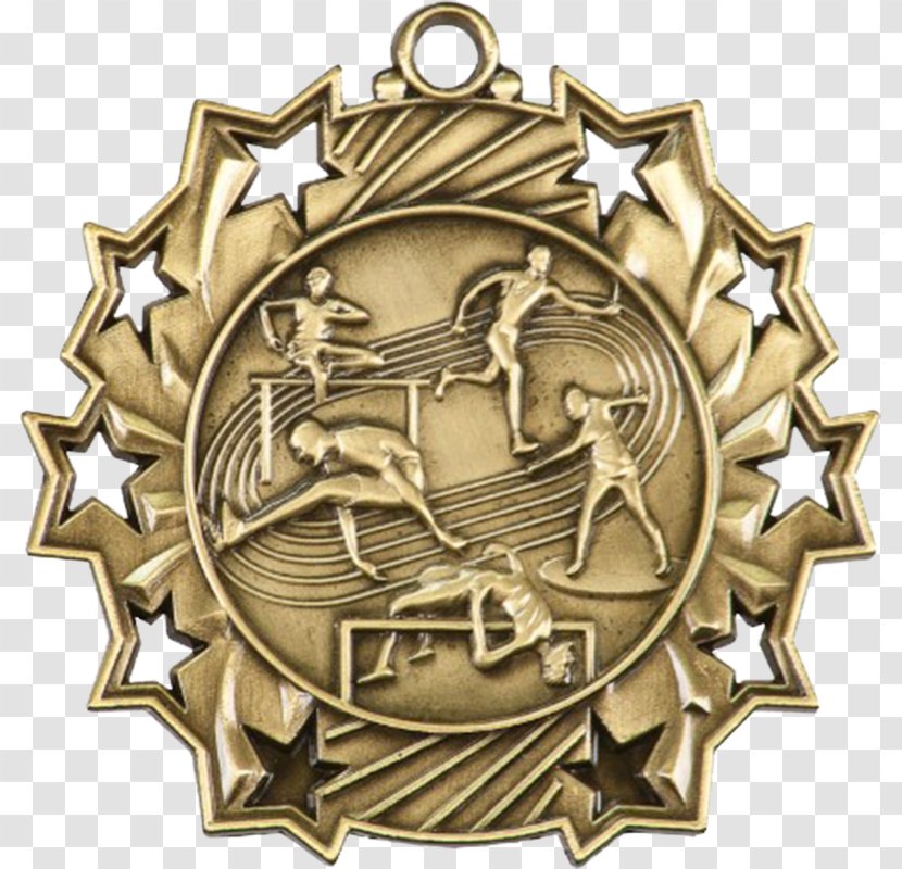 Gold Medal Award Trophy Commemorative Plaque Transparent PNG