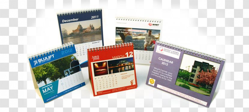 Advertising Calendar Promotion Printing - Desk Transparent PNG