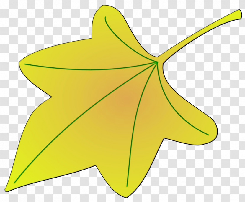 Plant Stem Leaf Flower Yellow Tree Transparent PNG