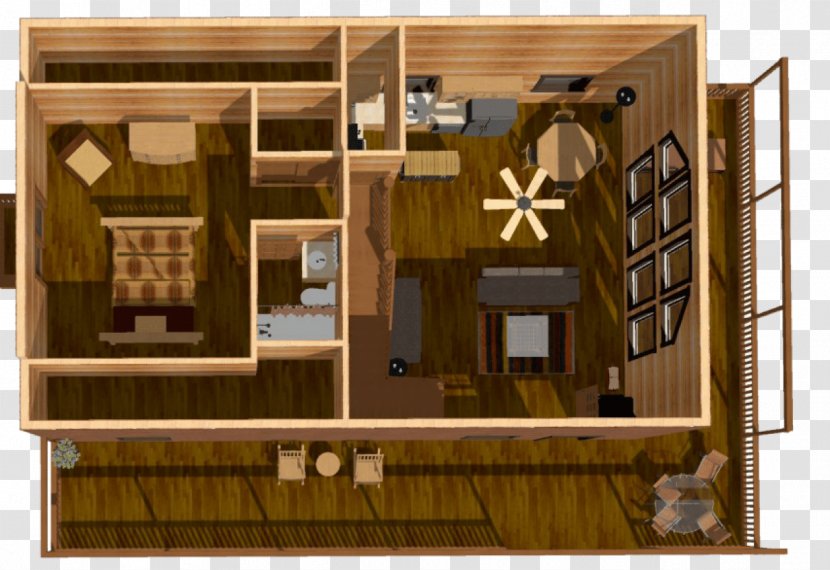 Log House Cabin Aspen Chalet Property - Facade Transparent PNG