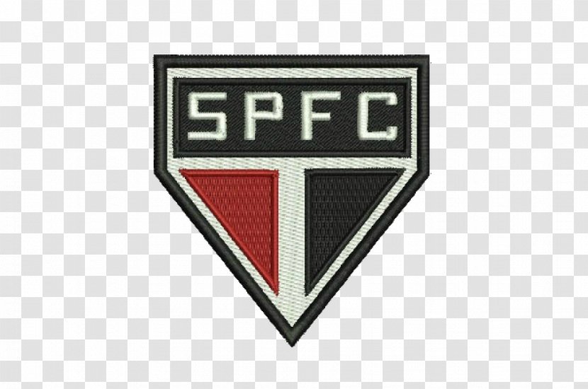 São Paulo FC Emblem Football Embroidery Logo - Red Transparent PNG