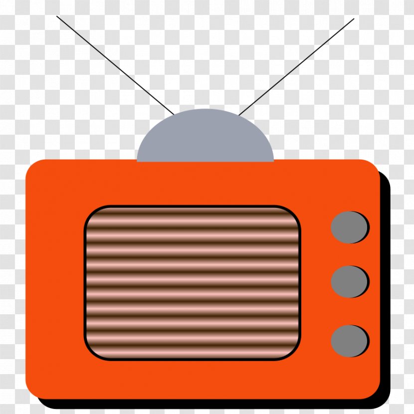 Television Clip Art - Orange - Watching Tv Transparent PNG