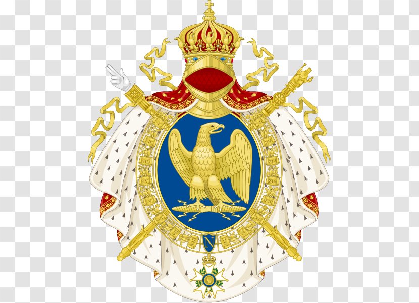 First French Empire France Republic Coat Of Arms Napoleonic Wars - National Emblem - Words Transparent PNG