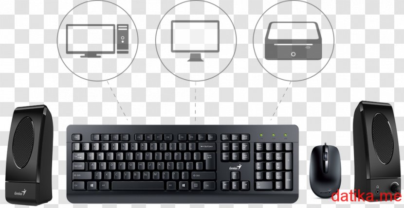 Computer Keyboard Numeric Keypads Mouse PS/2 Port Logitech - Usb Transparent PNG