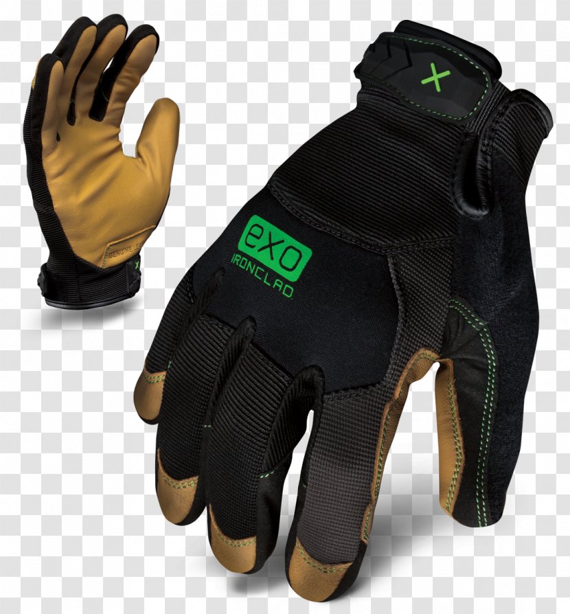 Ironclad EXO2-MIG Exo Motor Impact Glove Leather RWG2-04-L Ranchworx Glove, Large Goatskin - Material - Work Uniforms Jumpsuits Transparent PNG