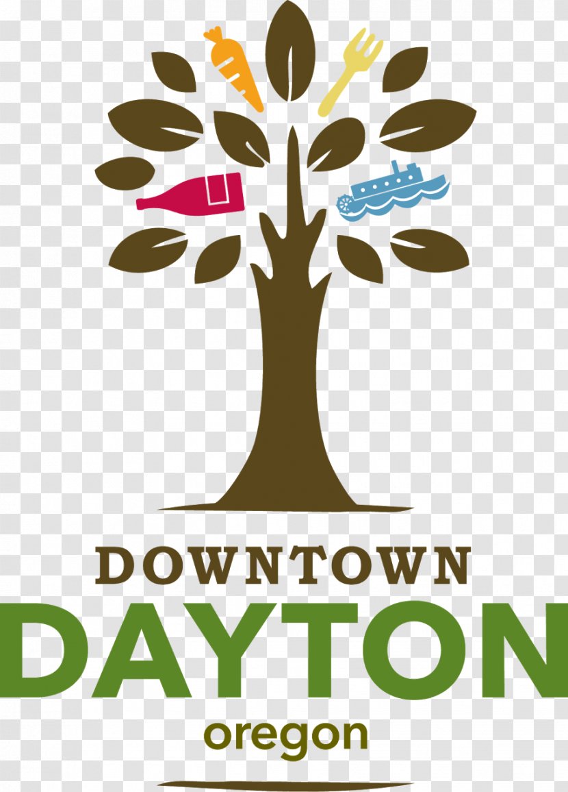Dayton Community Plate Logo Yamhill River Food - Artwork - Leaf Transparent PNG
