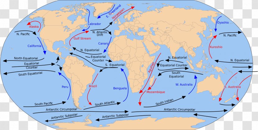 Atlantic Ocean North Current Equatorial Counter South - Water - Wind Transparent PNG