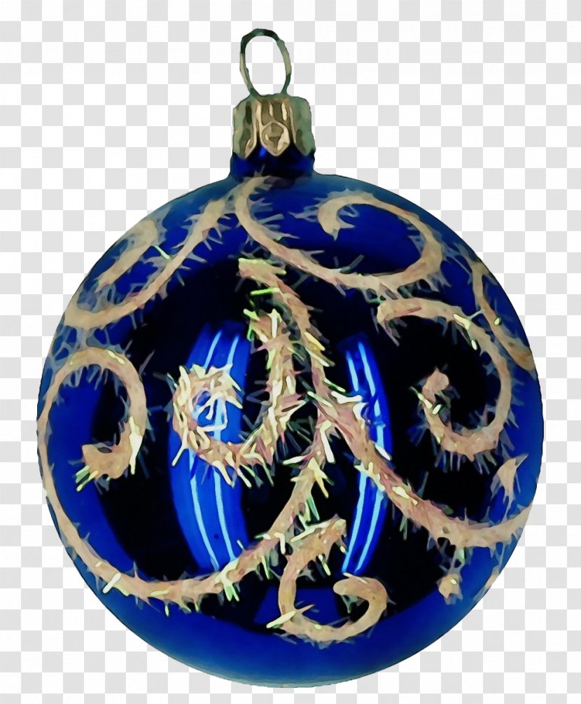Christmas Ornament - Cobalt Blue - Interior Design Dragon Transparent PNG