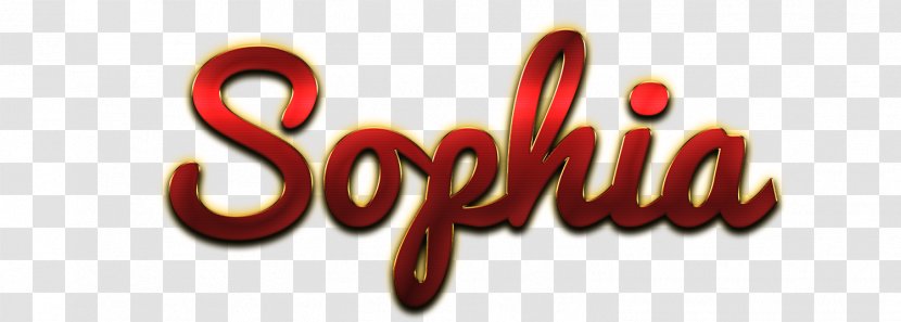 Logo Font - Brand - Sophia Names Transparent PNG