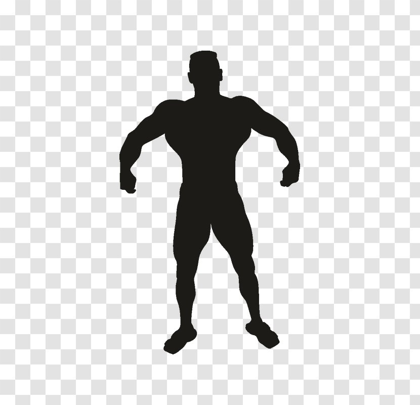 Vitruvian Man Fitness Centre Silhouette Clip Art - Standing Transparent PNG