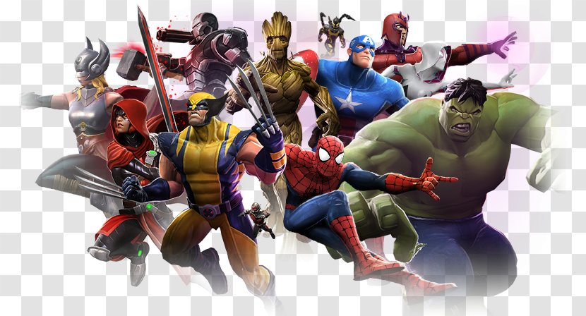 Marvel: Contest Of Champions Superhero Hulk Marvel Heroes 2016 Spider-Man - Action Figure Transparent PNG