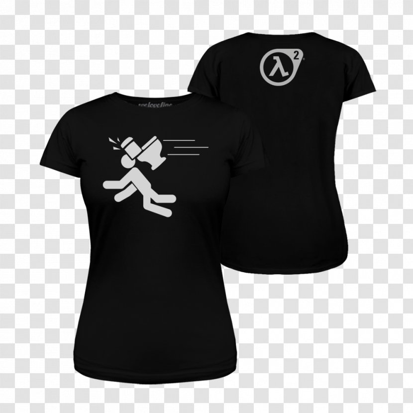 T-shirt Sports Fan Jersey Shoulder Active Shirt Sleeve - Sportswear - Half Life Transparent PNG