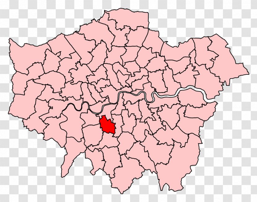 London Borough Of Brent Islington City Westminster Cities And Boroughs - Map - England Transparent PNG