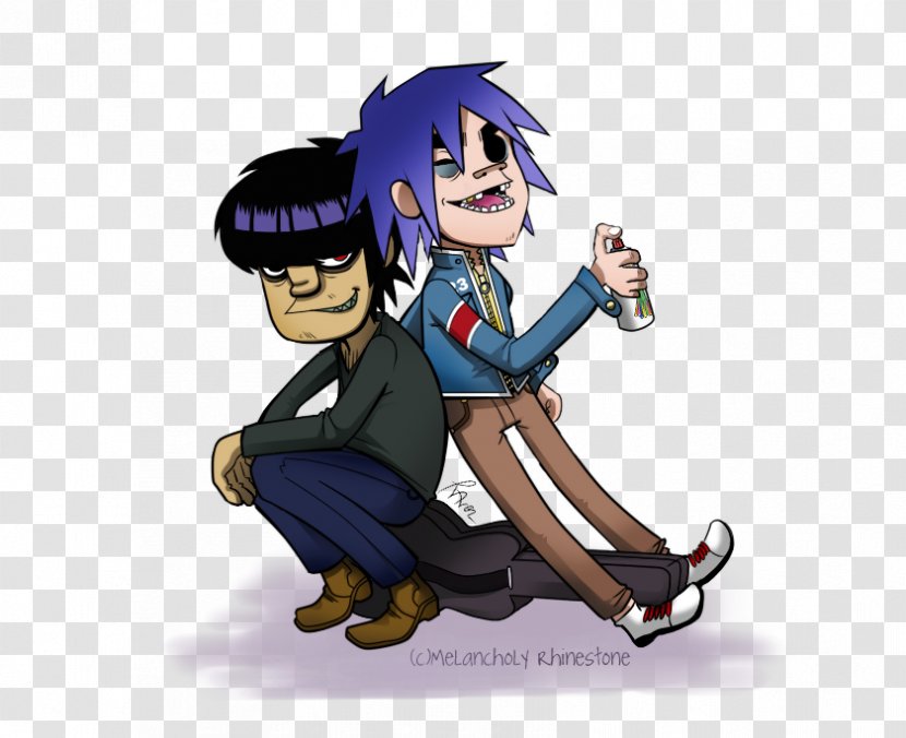 2-D Russel Hobbs Murdoc Niccals Gorillaz Drawing - Flower - Jamie Hewlett Transparent PNG