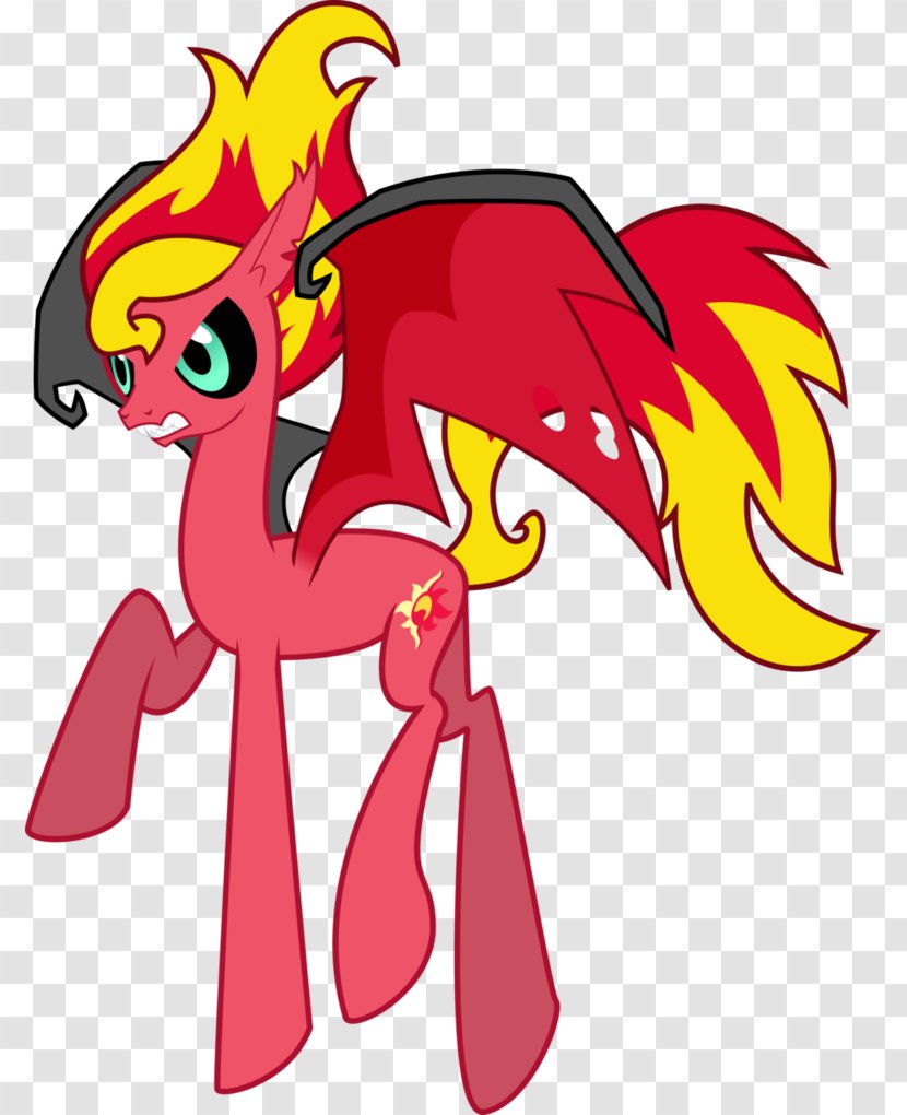 Sunset Shimmer Rarity Twilight Sparkle Pony Trixie - Chicken - Devil Transparent PNG