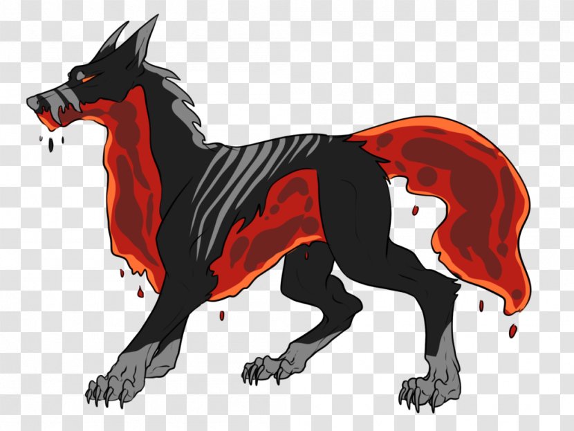 Dog Mustang Demon Cartoon - Liverpool Fc Transparent PNG