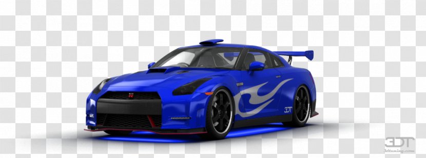 Supercar Model Car Automotive Design Performance - Police - 2010 Nissan GT-R Transparent PNG