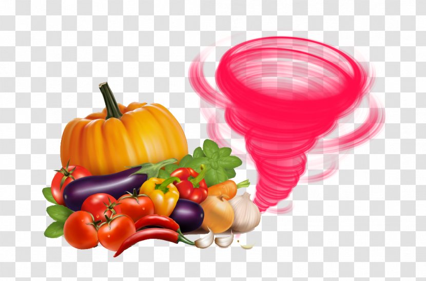 Vegetable Illustration - Superfood - A Bunch Of Fresh Vegetables Transparent PNG