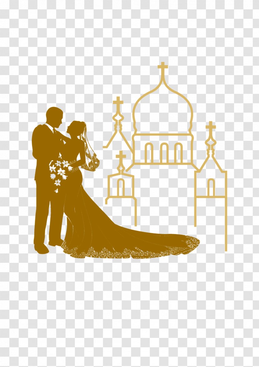 Wedding Bridegroom Clip Art - Couple - Castle Marriage Transparent PNG