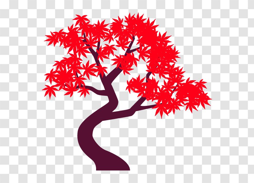 Maple Tree Illustration Leaf Branch Transparent PNG