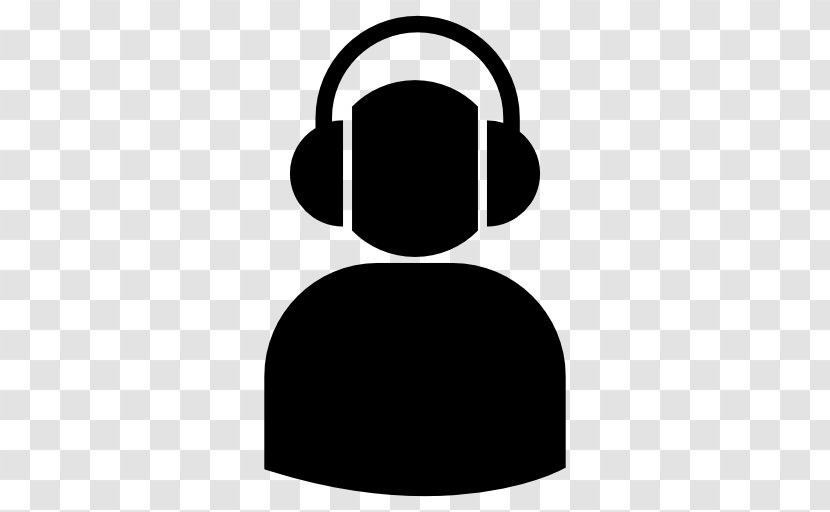 Customer Service Telephone Call User - Audio Equipment - Wearing A Headset Transparent PNG