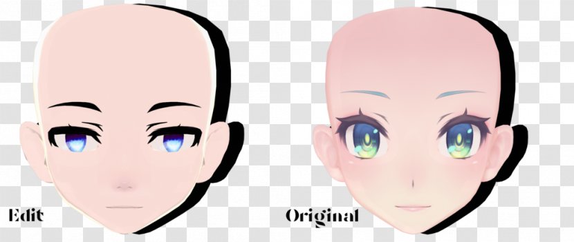 Eyebrow Art Cheek Face - Tree - Mmd Transparent PNG