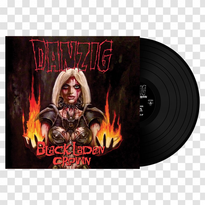 Danzig III: How The Gods Kill Black Laden Crown Heavy Metal Album - Frame - Watercolor Transparent PNG