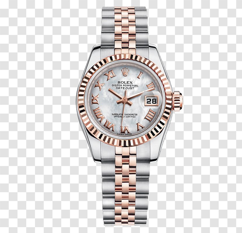 Rolex Datejust Counterfeit Watch Daytona - Silver Watches Female Form Transparent PNG