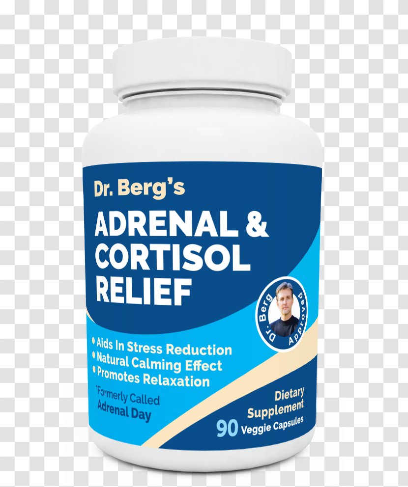 Estrogen Dr. Bergs Adrenal Cortisol Relief Natural Stress Anxiety For Dietary Supplement Psychological - Gland Transparent PNG