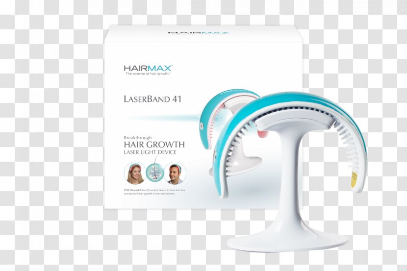 HairMax LaserBand 41 Hair Growth Device 82 Loss Care Ultima 12 LaserComb - Scalp Transparent PNG