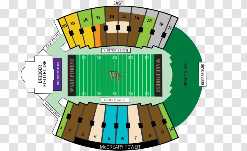 Game Product Design Stadium Aircraft Seat Map - Games - Wake Forest College Students In Classrooms Transparent PNG