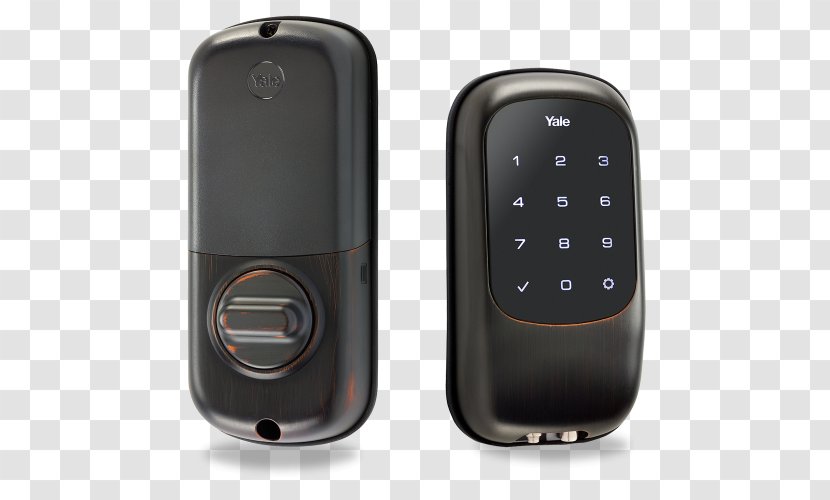 Electronic Lock Yale Dead Bolt Key - Door Transparent PNG