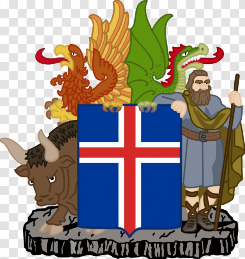 Coat Of Arms Iceland Heraldry Norway - Icelandic - Griffin Transparent PNG