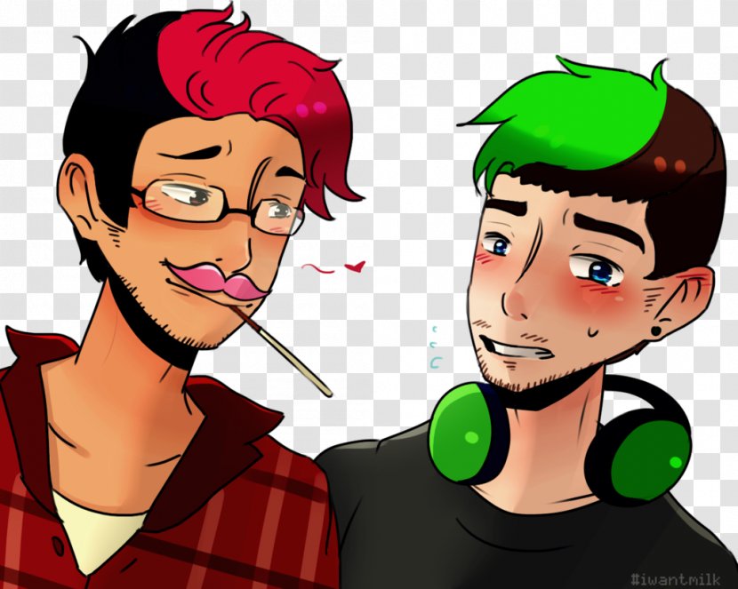 Markiplier Pocky Septiplier Away! Milk RobertIDK - Silhouette - Kick Buttowski Transparent PNG