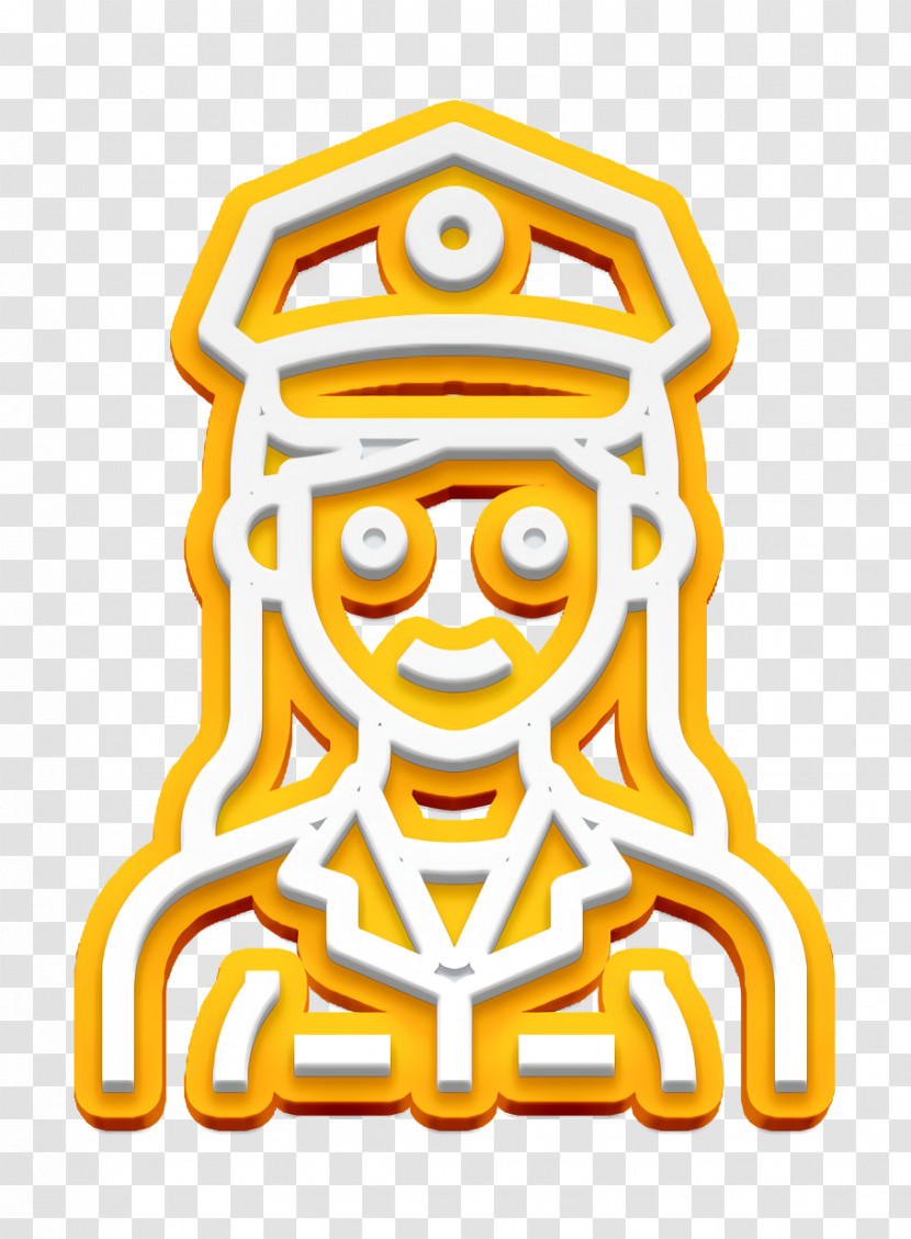 Occupation Woman Icon Police Officer Icon Transparent PNG