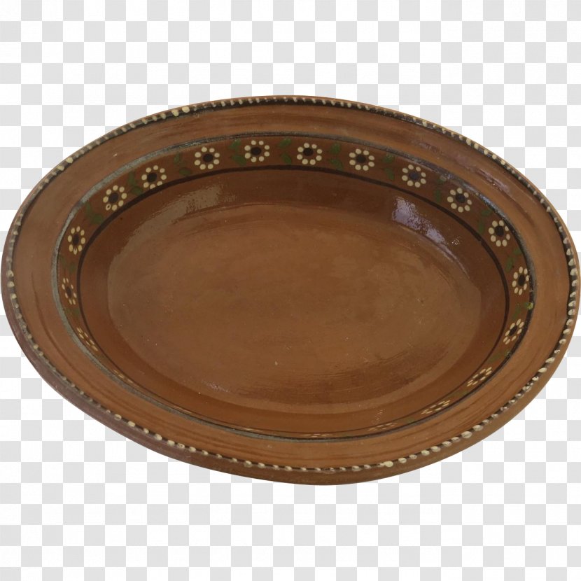 Platter Copper Tableware Oval - Pottery Transparent PNG