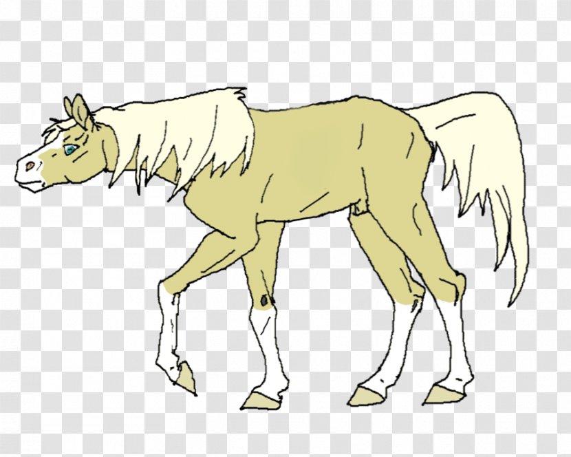 Mule Mustang Donkey Mane Clip Art - Cartoon Transparent PNG