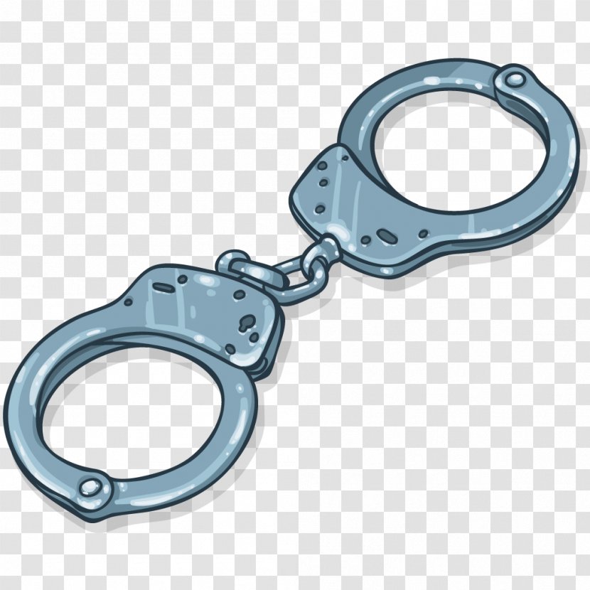 Handcuffs Police Officer Car Detective - Youtube Transparent PNG