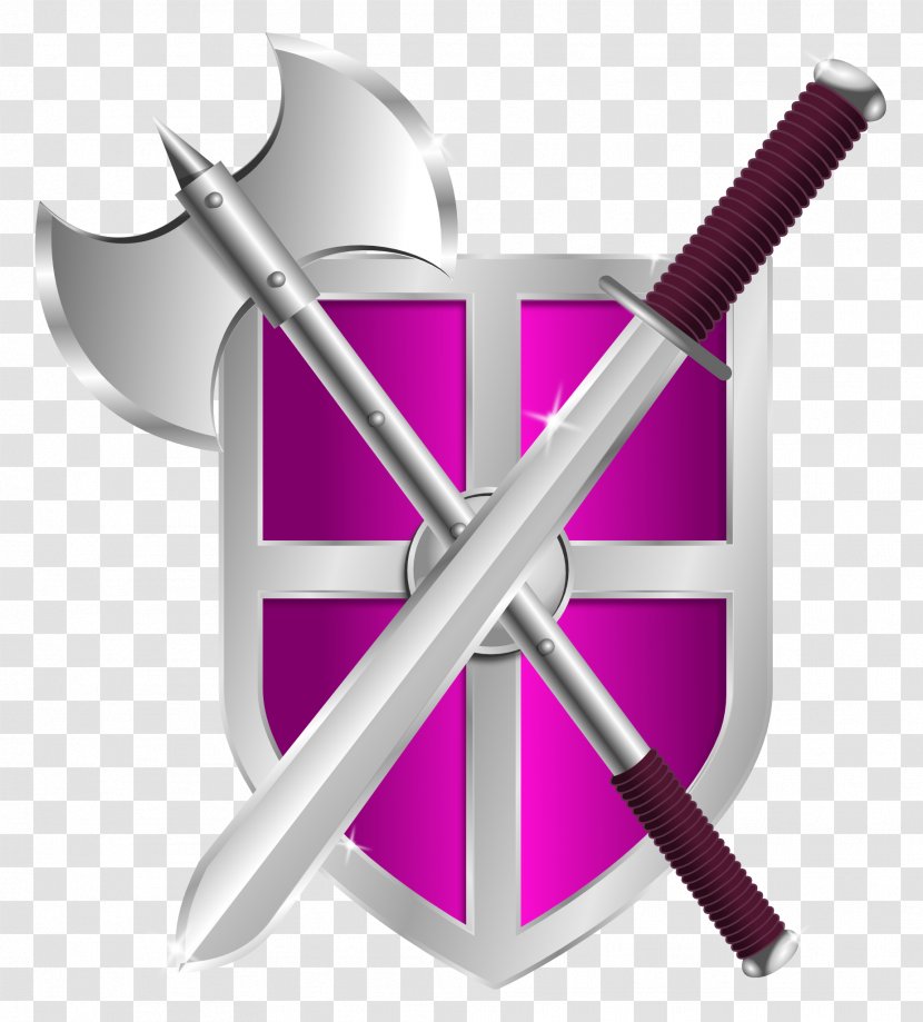 Shield Clip Art - Pink Transparent PNG