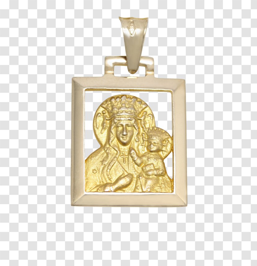 Locket Medal Bronze 01504 Gold - Brass Transparent PNG