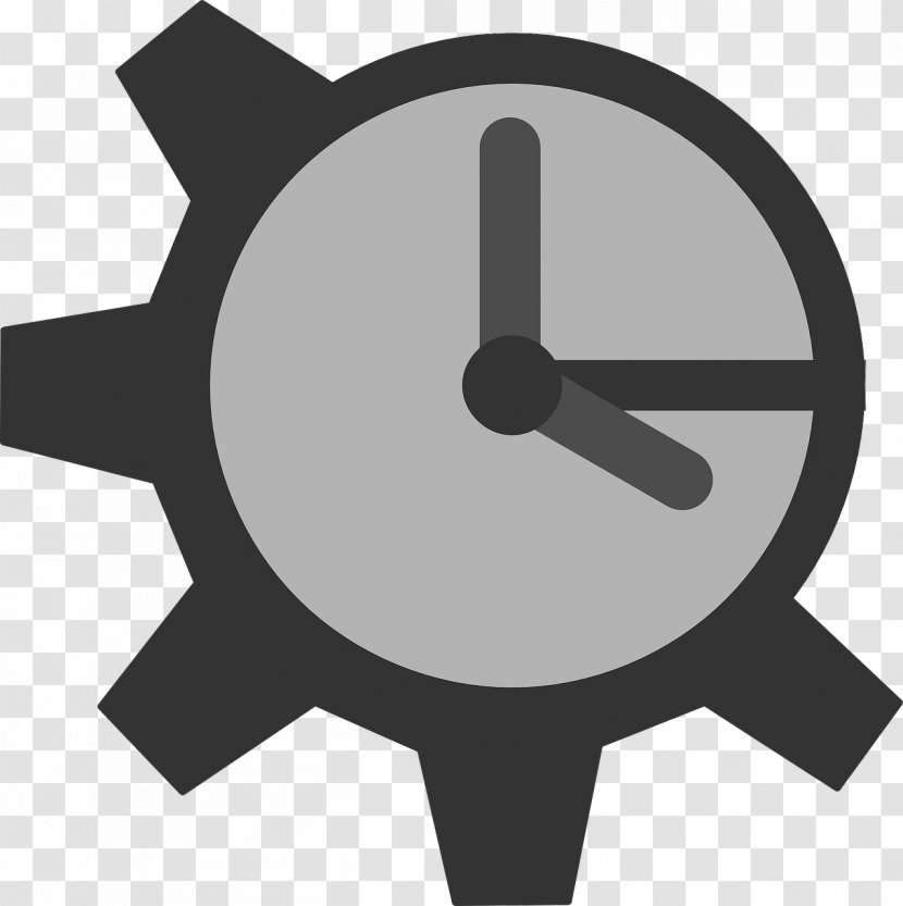 Timer Clock Clip Art - Steampunk Gear Transparent PNG