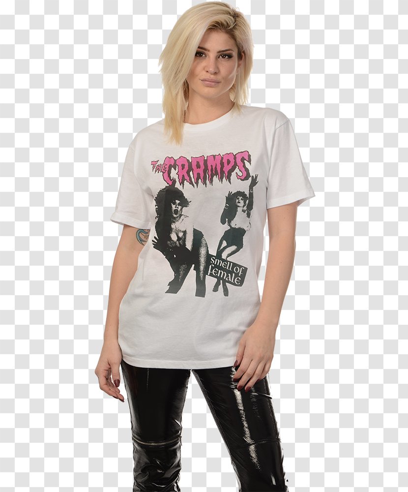 T-shirt Punk Rock Sleeve Dungarees - Cramps - Lady Thor Clothing Apparel Transparent PNG