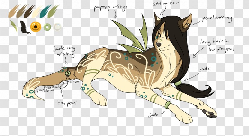 Lion Cat Horse Canidae Dog - Frame - Winged Wolf Drawings DeviantART Transparent PNG