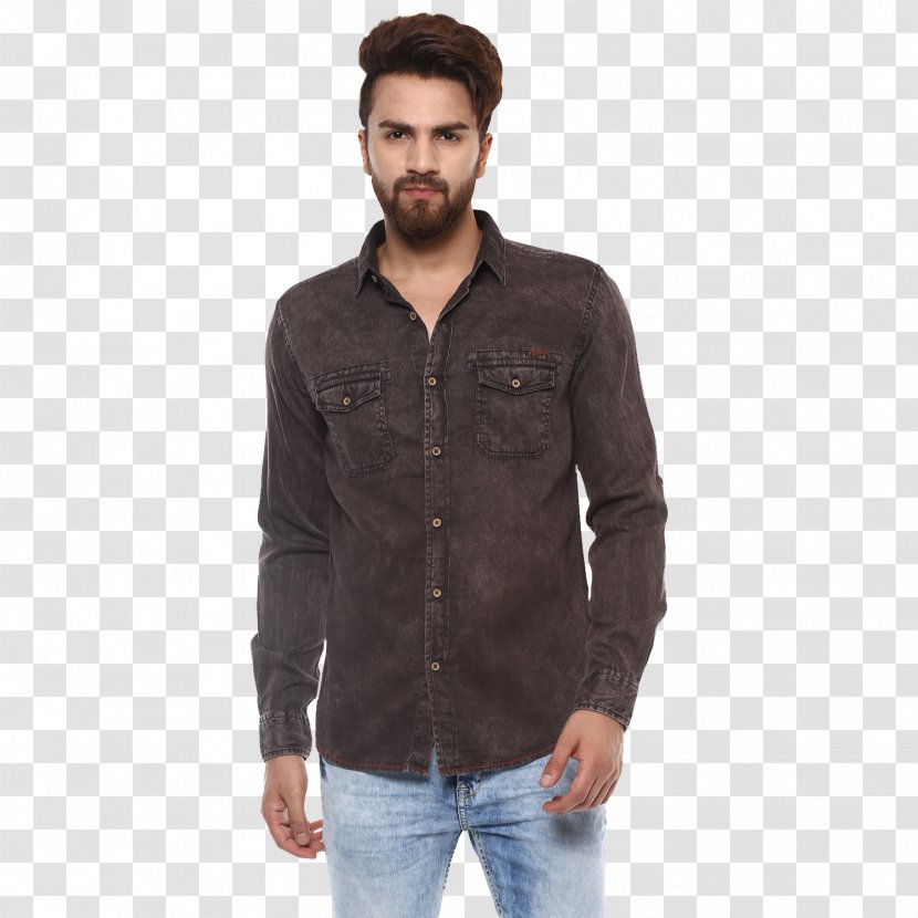 Long-sleeved T-shirt Dress Shirt - Henley Transparent PNG