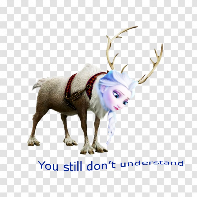 Kristoff Anna Olaf Elsa Sven - Reindeer Transparent PNG